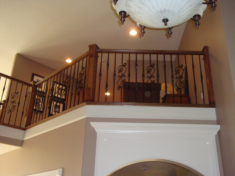 AFTER: Additional view of the finished staircase at the Lakeview home.