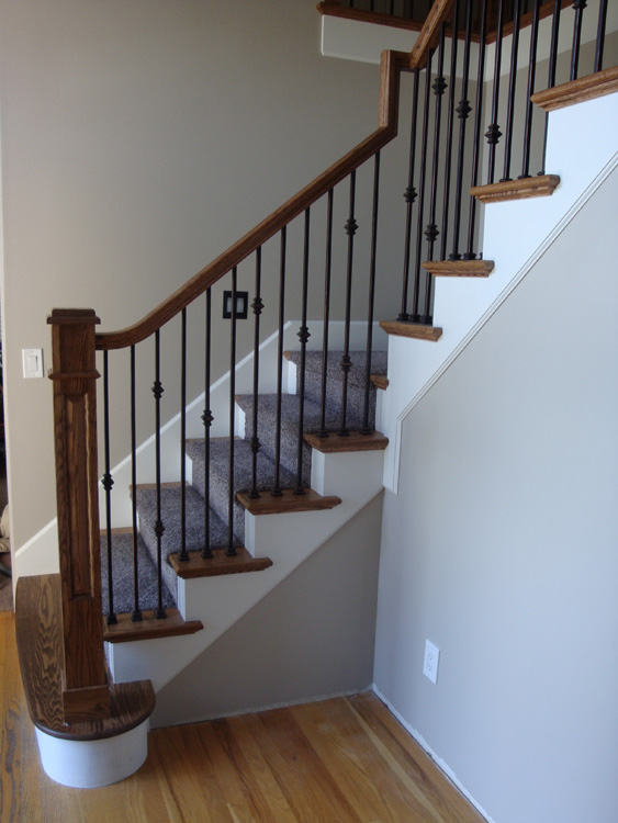 AFTER: Additional view of the corrected tread transitions at the West Vancouver home.